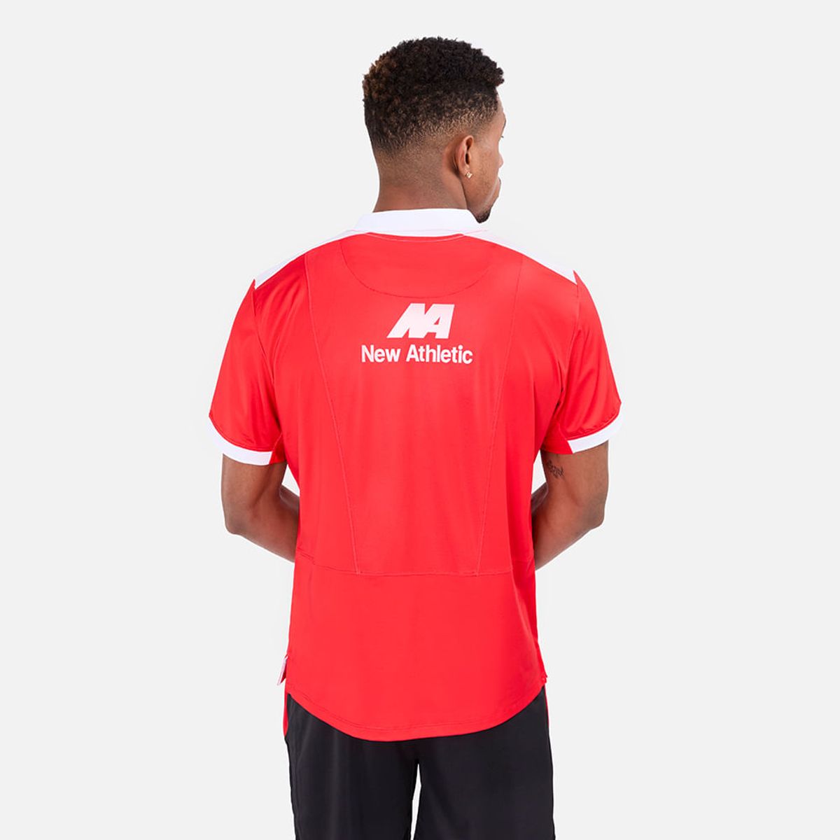 NEW ATHLETIC - Polo Gala Cienciano Rojo Con Blanco Hombre