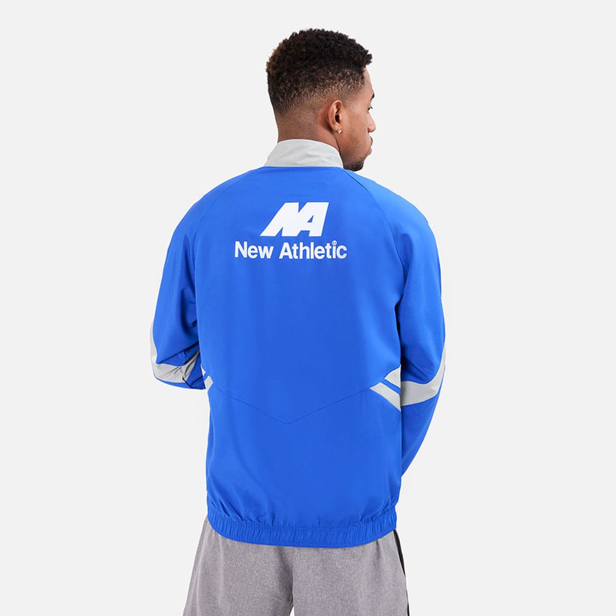 NEW ATHLETIC - Cortaviento Adt Turquesa Con Gris Hombre