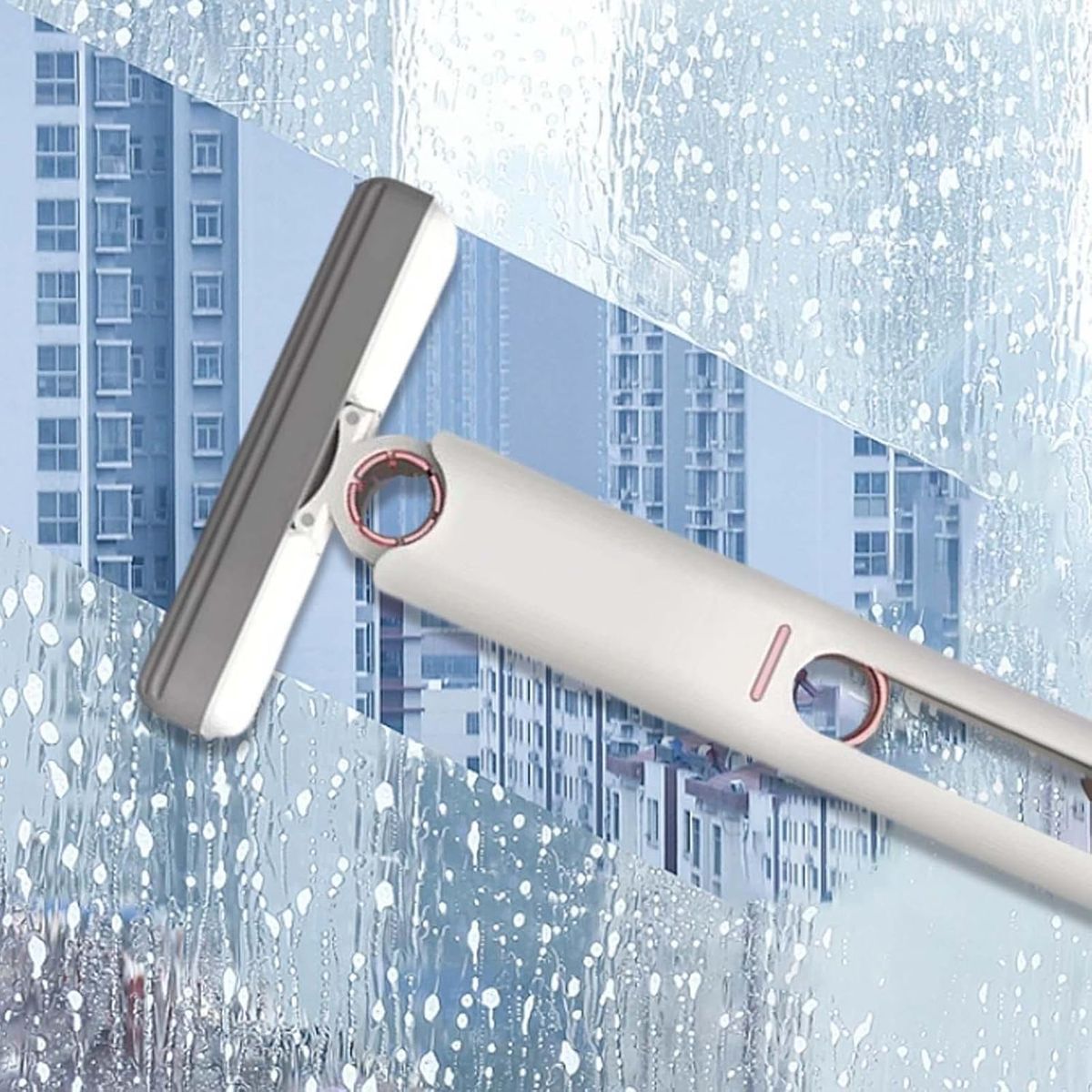 GENERICO - Limpiador Ergonomico de Sala en Blanco limpia vidrios