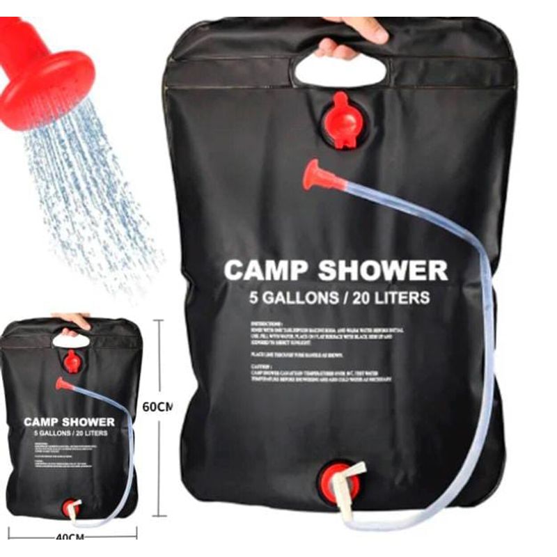 GENERICO - Bolsa de ducha Solar plegable para exteriores