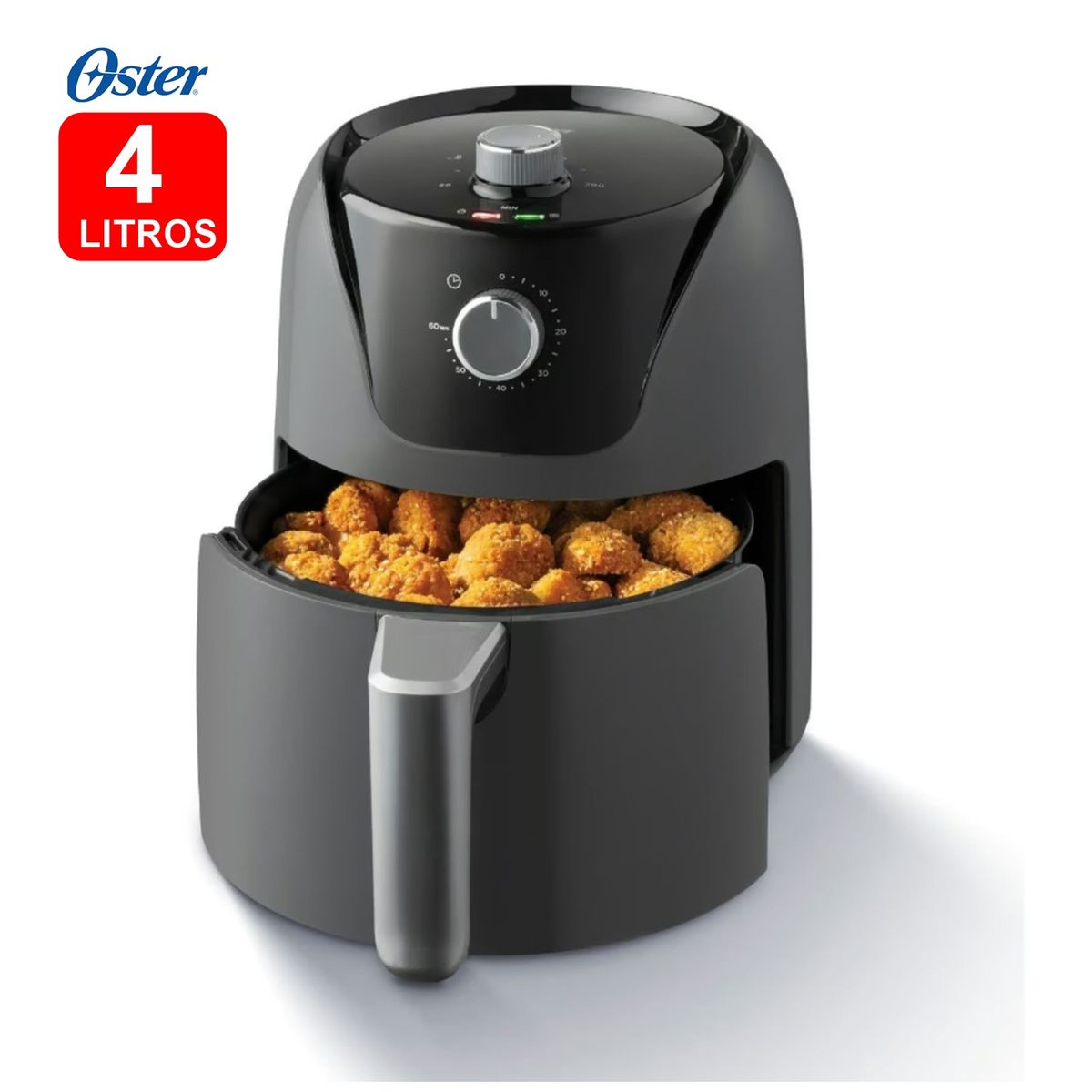 OSTER - Freidora de Aire Manual Oster 4 lts con Revestimiento DiamondForce