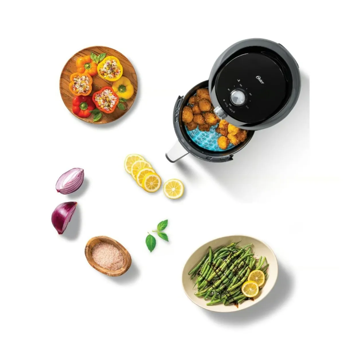 OSTER - Freidora de Aire Manual Oster 4 lts con Revestimiento DiamondForce