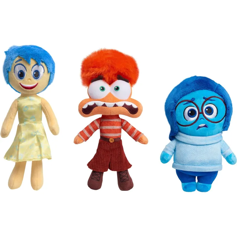 XCLUSIVE - SET COLECCION X3 PELUCHES INTENSAMENTE INSIDE OUT 2 ORIGINAL