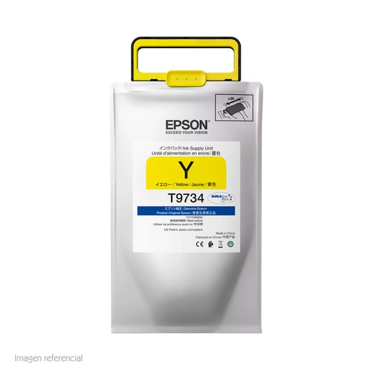 EPSON - Bolsa de Tinta EPSON DURABrite Pro T973420 Color Amarillo