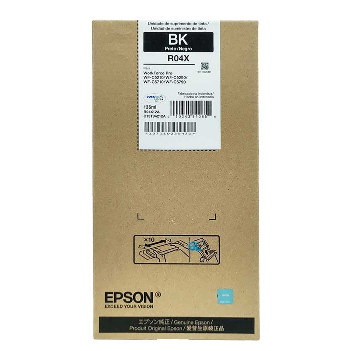 EPSON - Bolsa de Tinta EPSON T942120-AL Color Negro