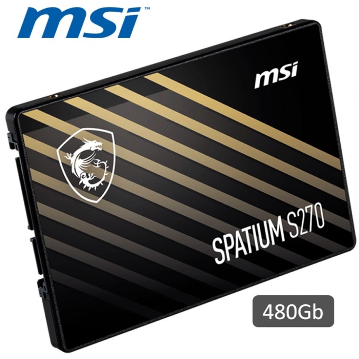 MSI - Disco Solido Ssd Msi Spatium S270 Sata 2.5 480GB
