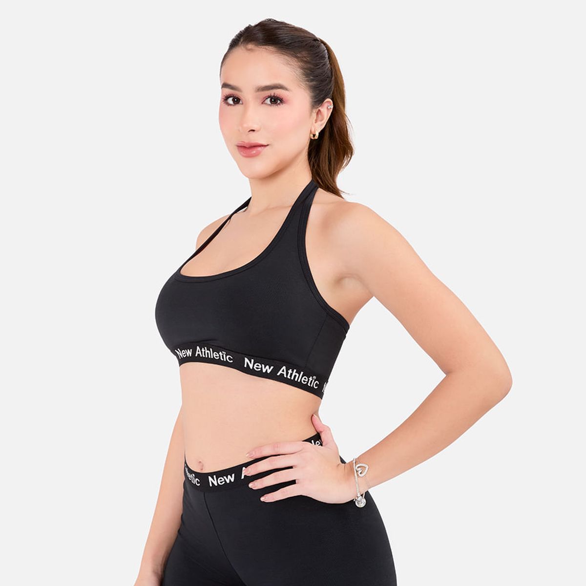 NEW ATHLETIC - Bra Top New Athletic Koba Negro Mujer
