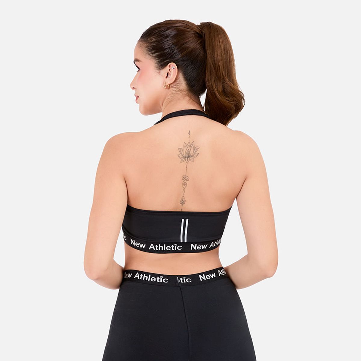 NEW ATHLETIC - Bra Top New Athletic Koba Negro Mujer