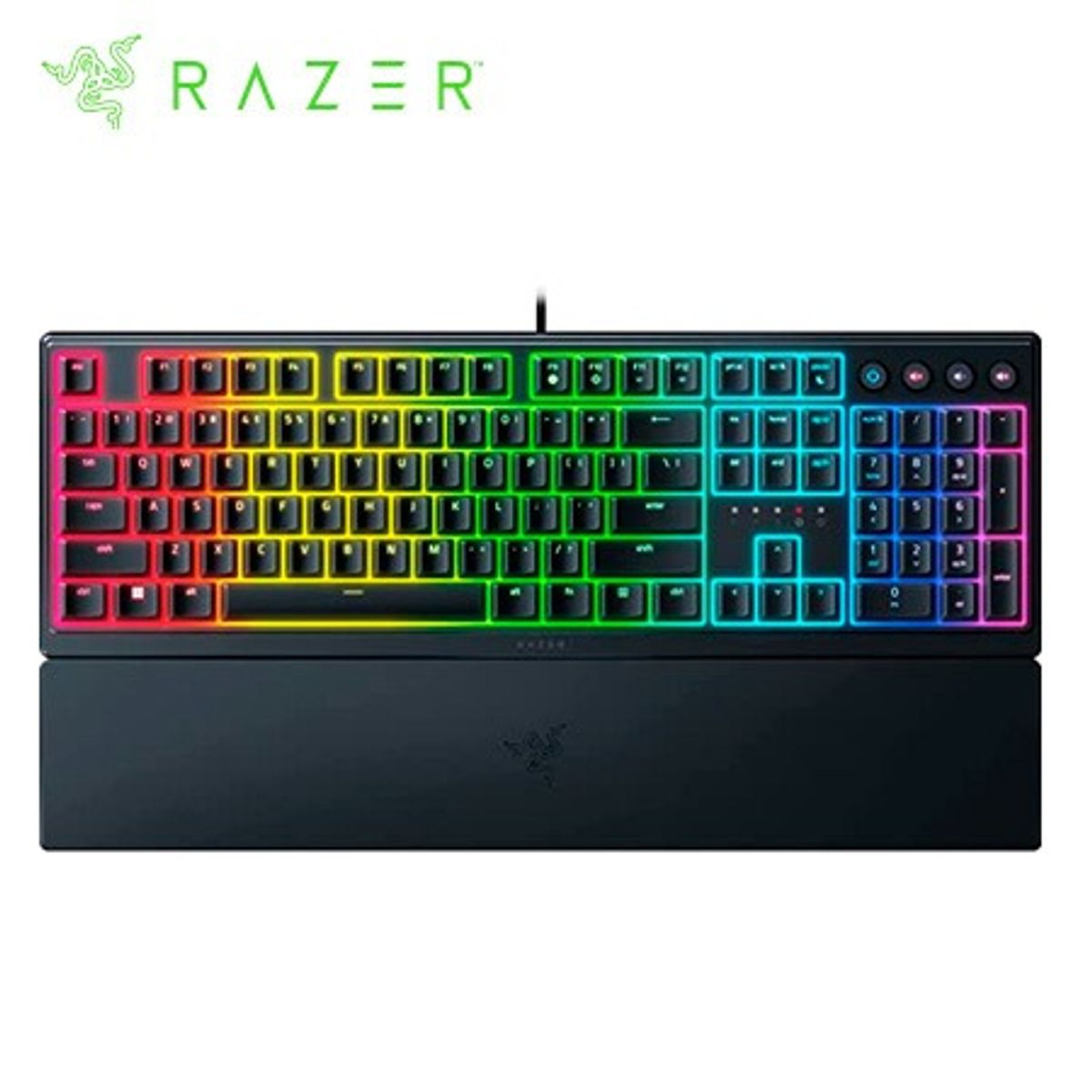 RAZER - TECLADO RAZER ORNATA V3 MECHA-MEMBRANE LOW PROFILE 10 ZONAS