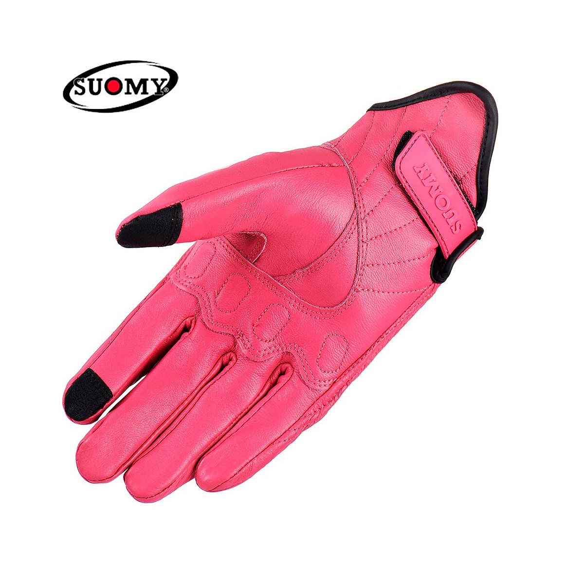 GENERICO - GUANTES PARA MOTO SUOMY CUERO NATURAL PROTECCION