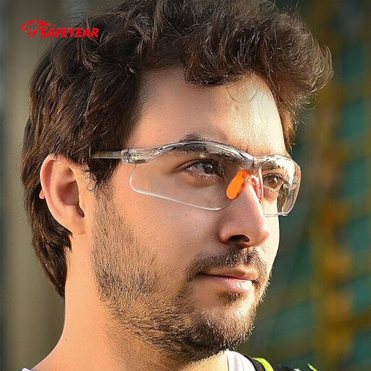 SAFETOE - Lentes de seguridad sg003 Luna Claras X 3 Unidades