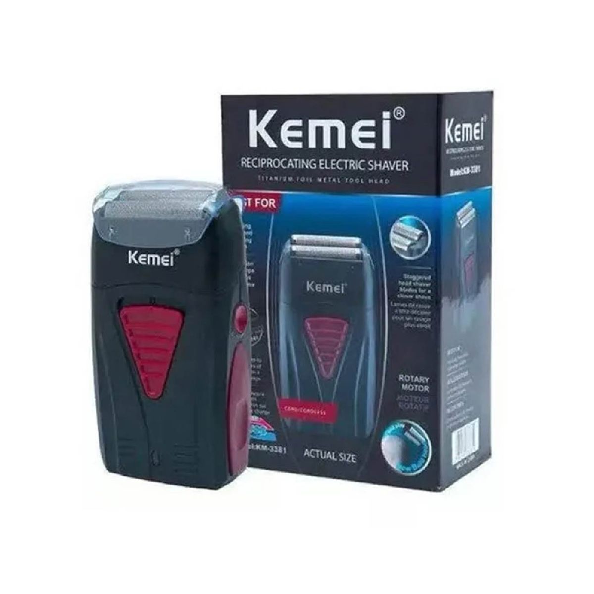KEMEI - Afeitadora Shaver Kemei 01