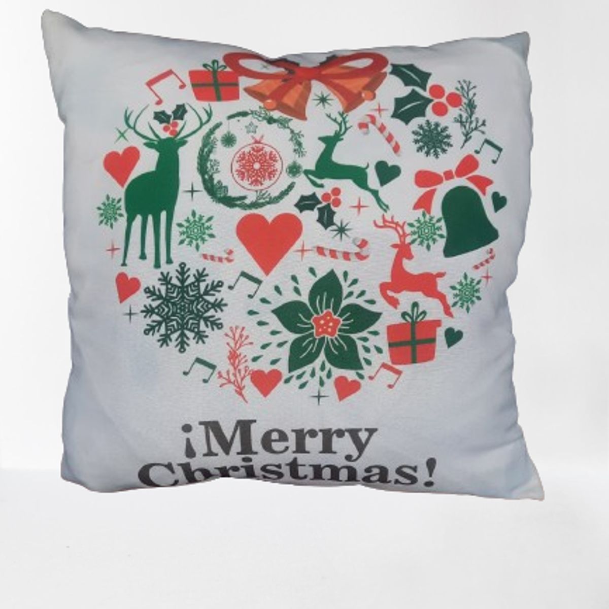 S/M - FUNDA PARA COJIN ESFERA 40X40 NAVIDAD