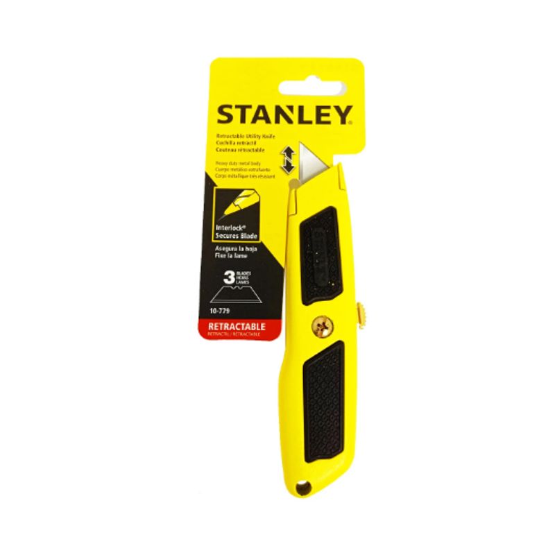STANLEY - Cutter Retráctil Bi-Material 10-779 STANLEY