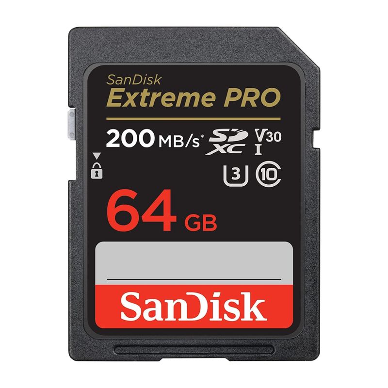 SANDISK - TARJETA DE MEMORIA SANDISK 64GB EXTREME PRO SDXC UHS-I 200S