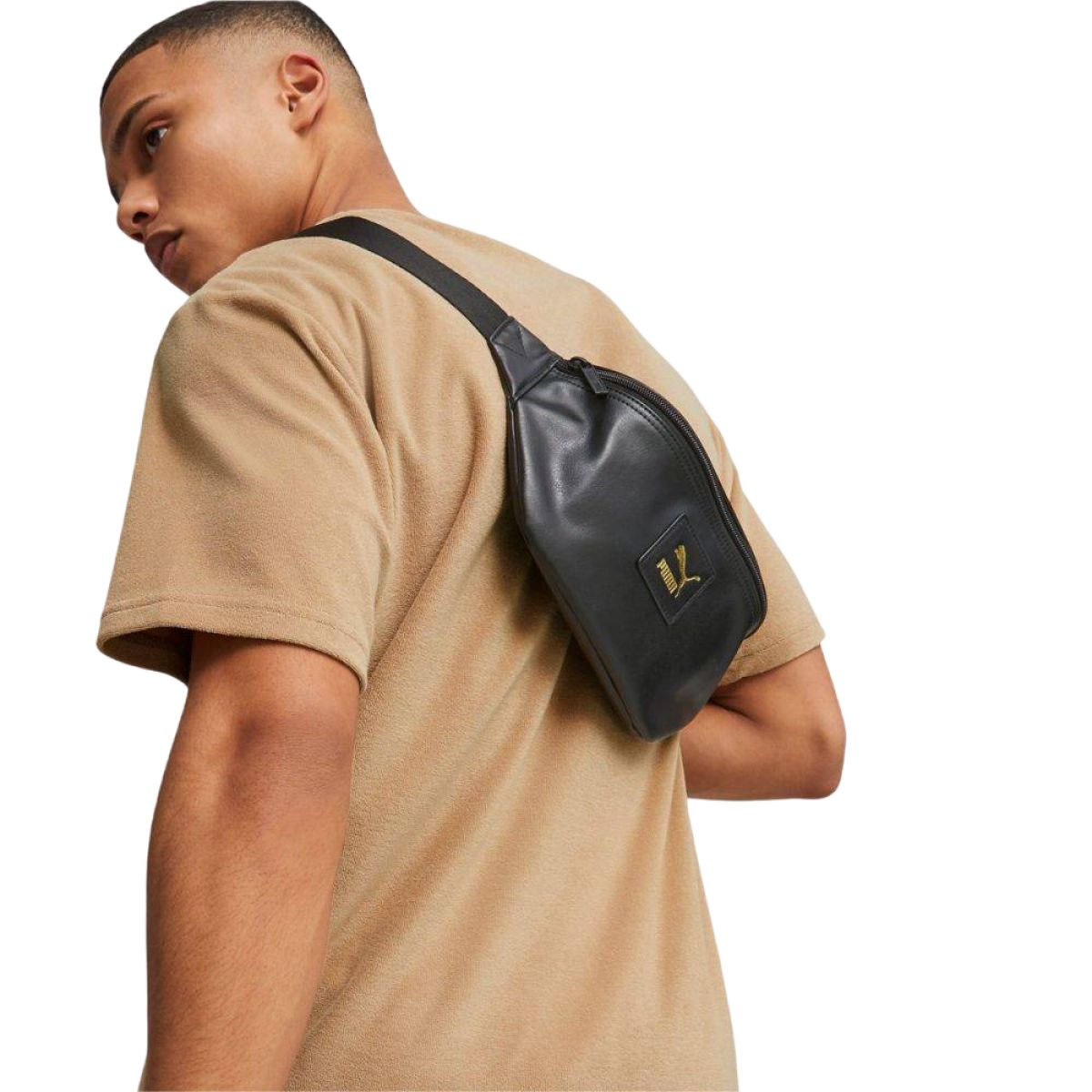 PUMA - Canguro Puma Classics LVB PU Waist Bag 079646 01 Negro Unisex