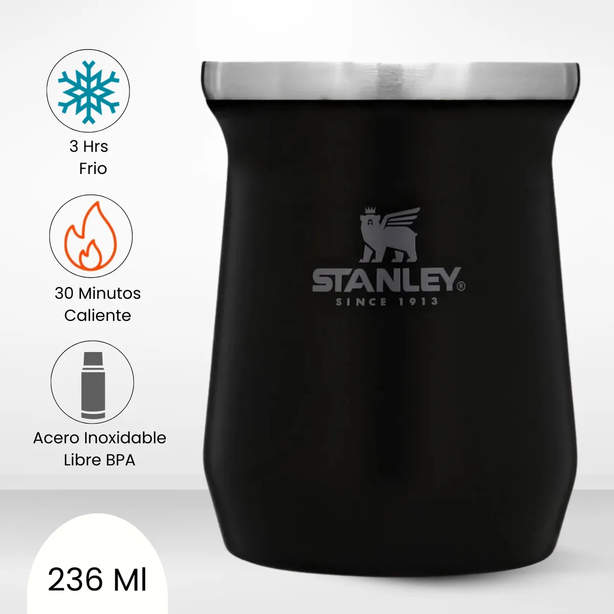 STANLEY - Matero Stanley Negro 236ml