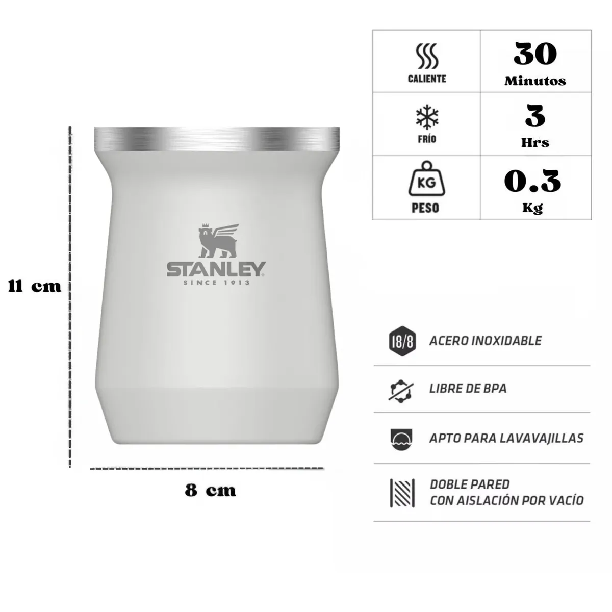 STANLEY - Matero Stanley Blanco 236ml