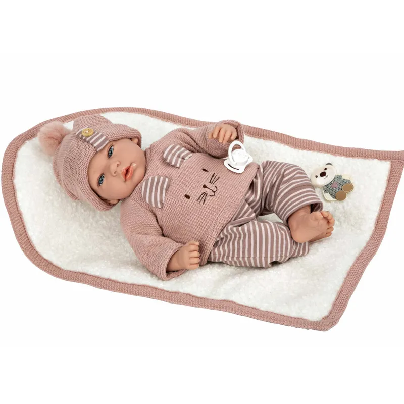 MUÑECAS REBORN - Muñeca Elegance 40 cm Andie Rosa Manta Arias 60802