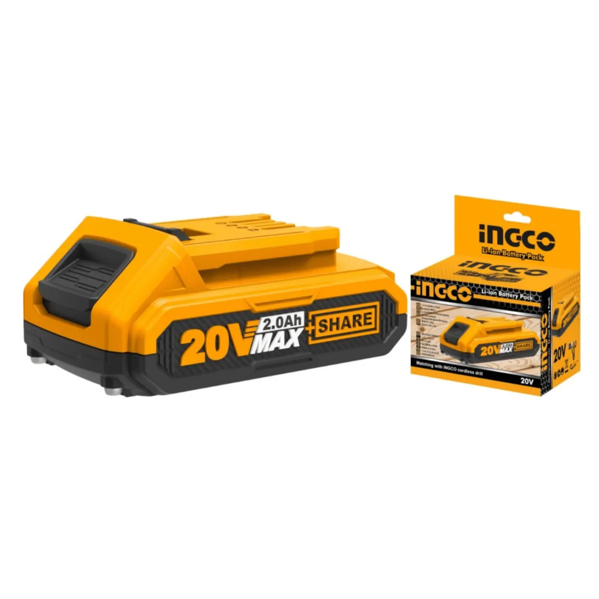 INGCO TOOLS - Bateria de litio 20v 2ah Ingco
