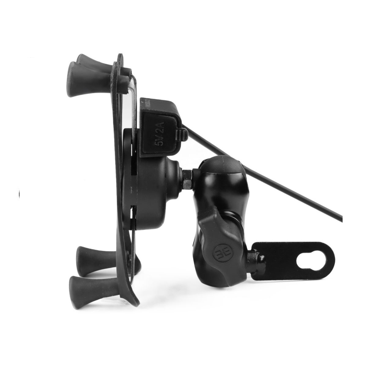 GENERICO - SOPORTE DE CELULARA PARA MOTO CON CARGADOR