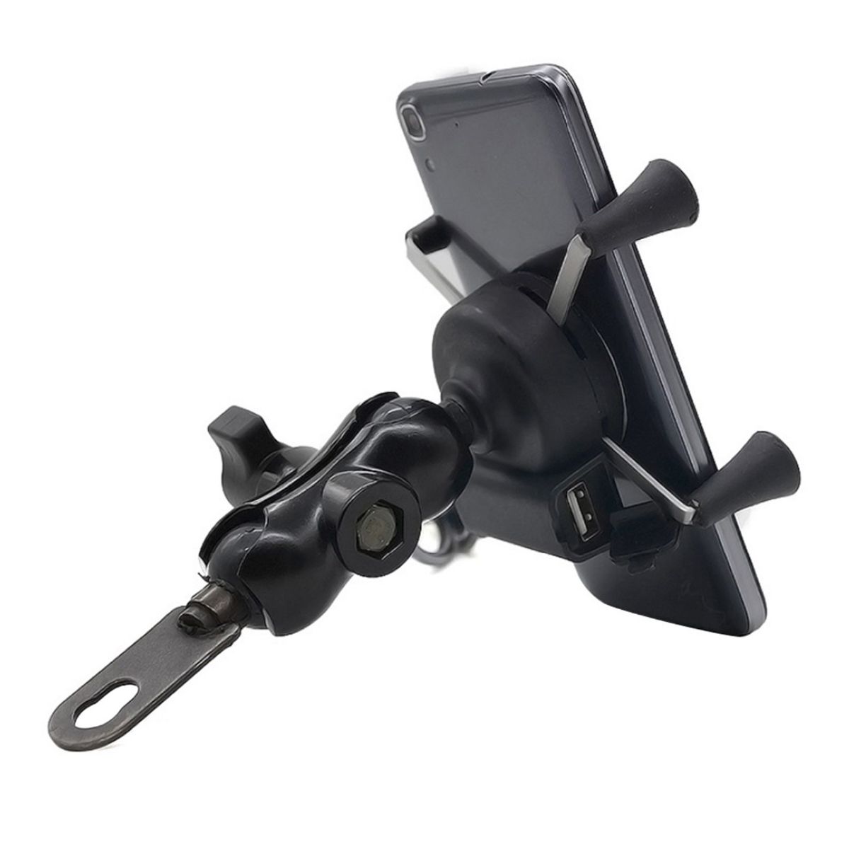 GENERICO - SOPORTE DE CELULARA PARA MOTO CON CARGADOR