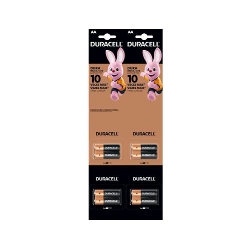 DURACELL - PILA DURACELL AA 1500 X 8 UND