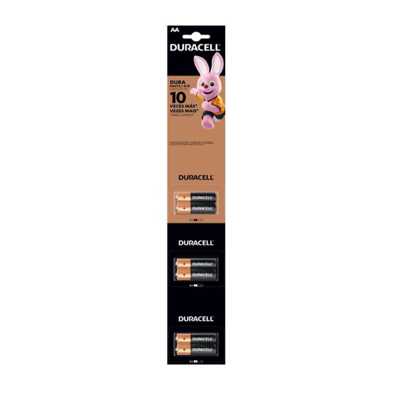 DURACELL - PILA DURACELL AA X 6 UND