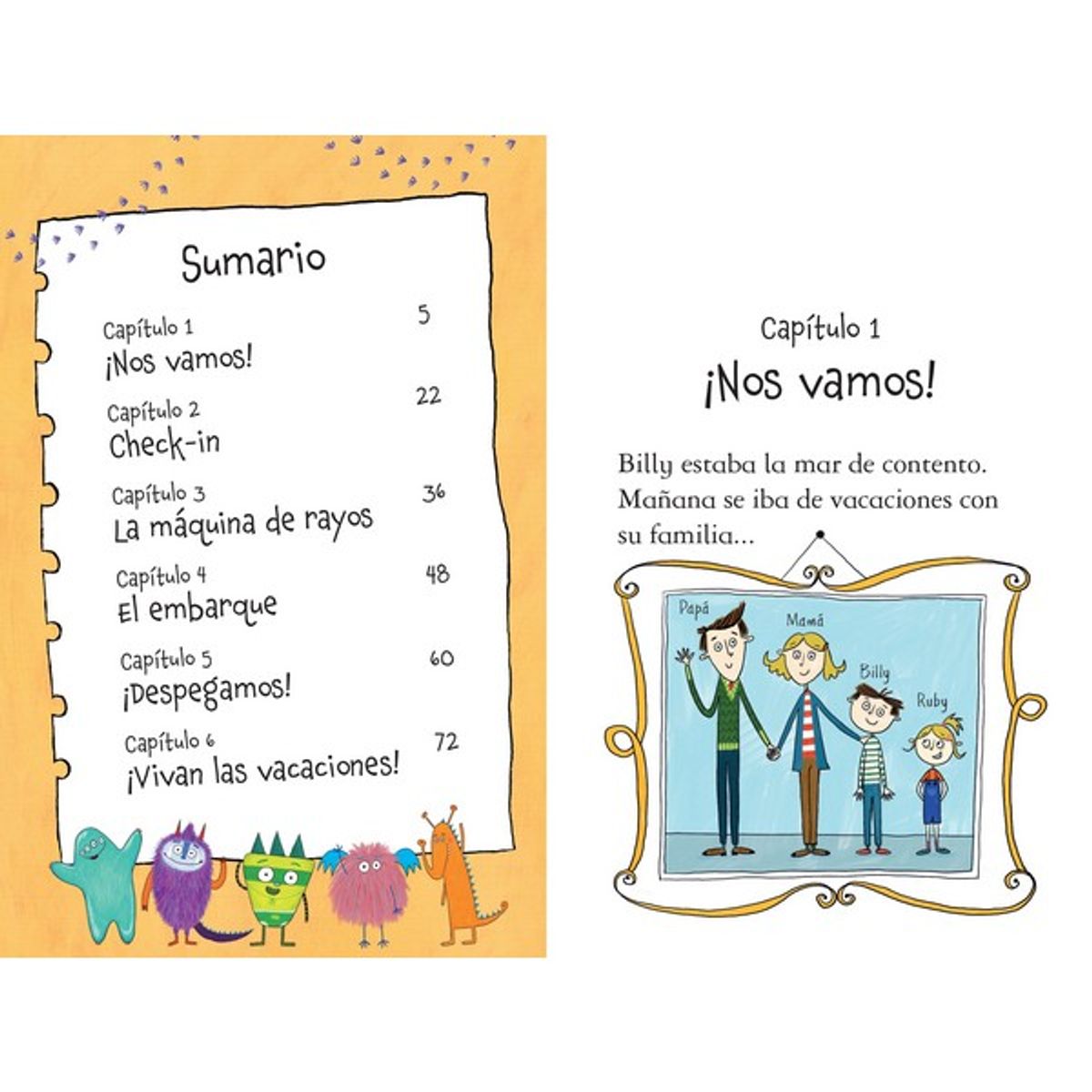 GENERICO - Libro Infantil 	BILLY Y LOS MINI MONSTRUOS 4 LOS MONSTRUOS VAN EN AVION