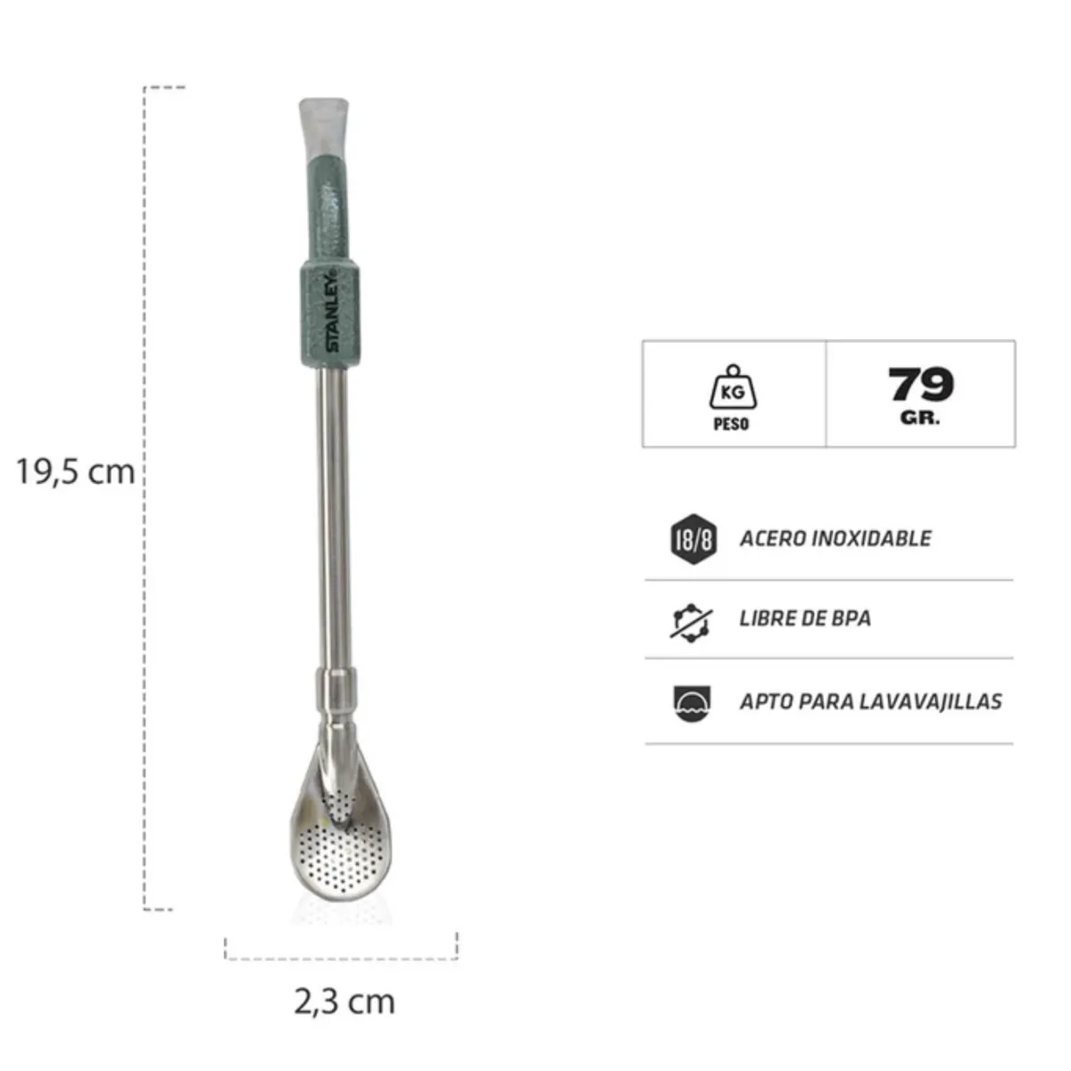 STANLEY - Bombilla Stanley Verde