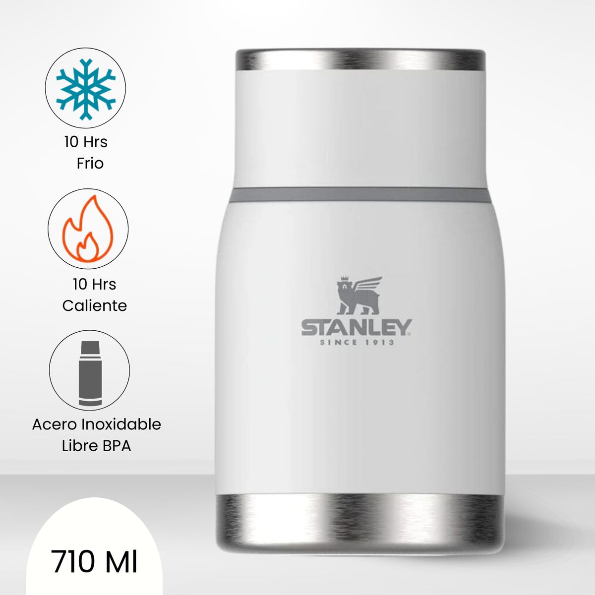 STANLEY - Termo Comida Adventure To-Go Stanley Blanco 710ml