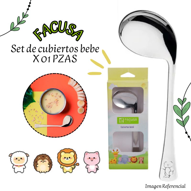 FACUSA - Set de Cubiertos Facusa Bebe X01