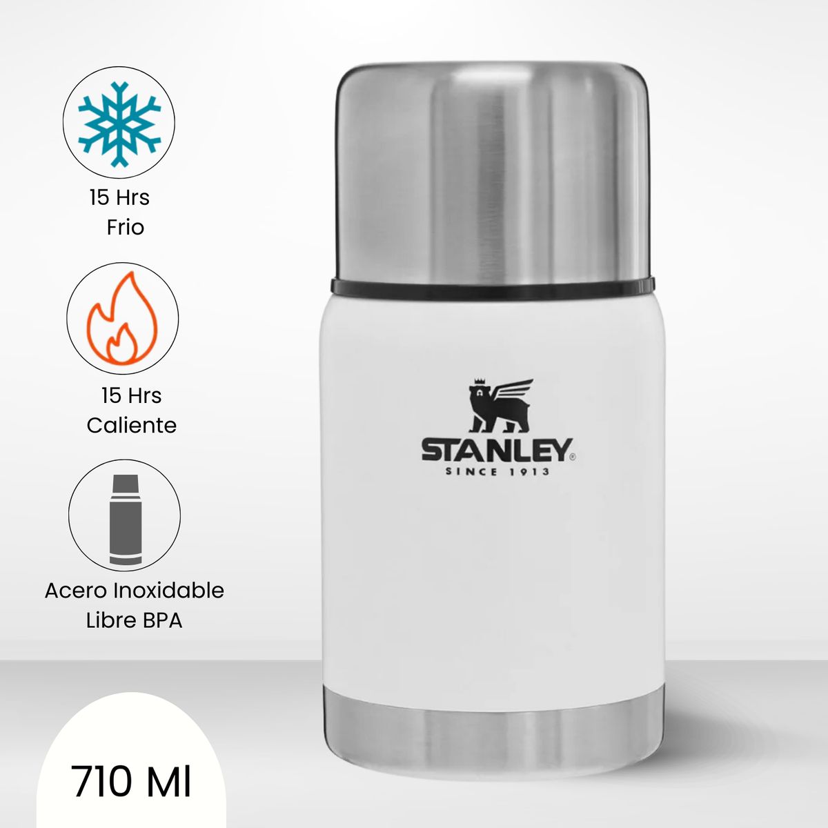 STANLEY - Termo de Comida Adventure Blanco Stanley 709ml