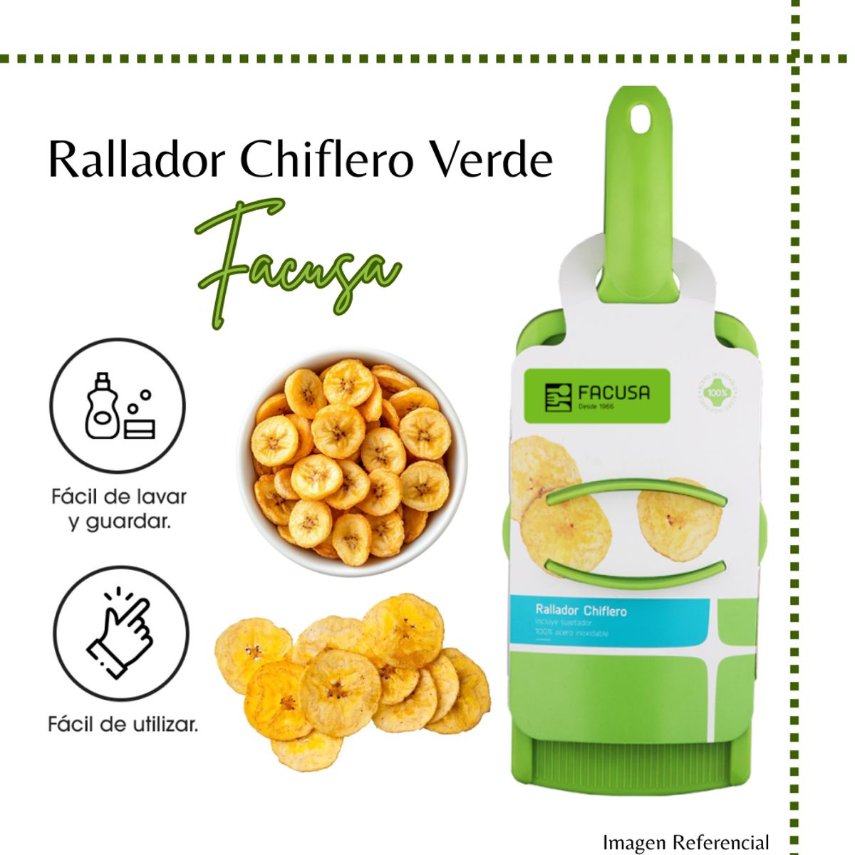 FACUSA - Rallador Chiflero Facusa - Verde