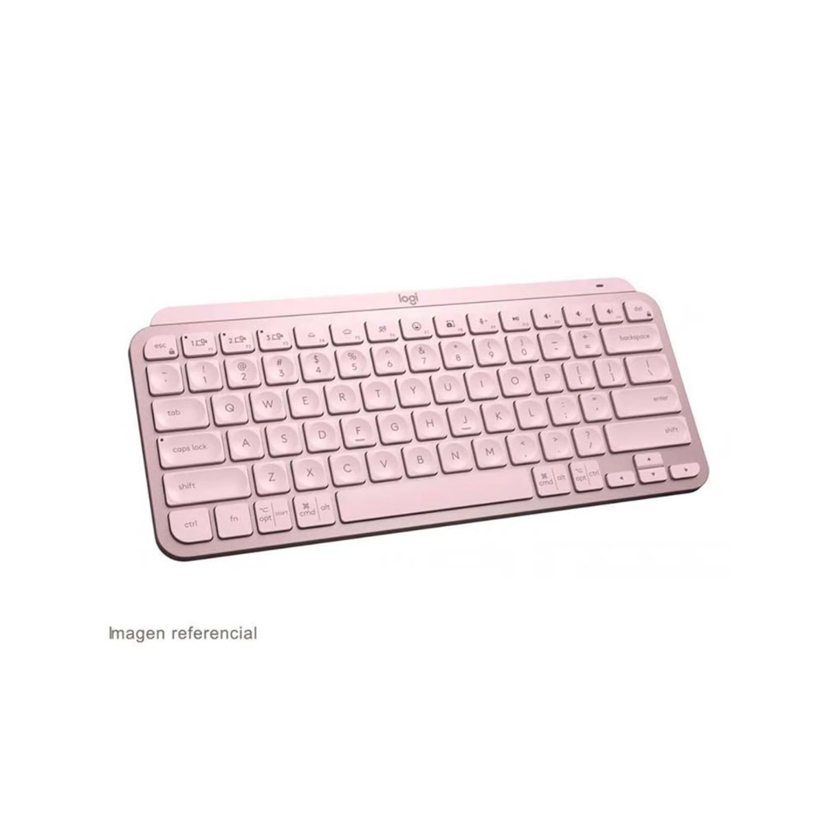 LOGITECH - TECLADO LOGITECH MX KEYS MINI MULTI-DEVICE BT INALAMBRICO ROSA ES