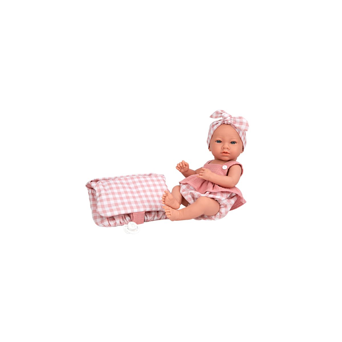 MUÑECAS REBORN - Muñeca Elegante 38cm color rosa con bolso Arias 60798