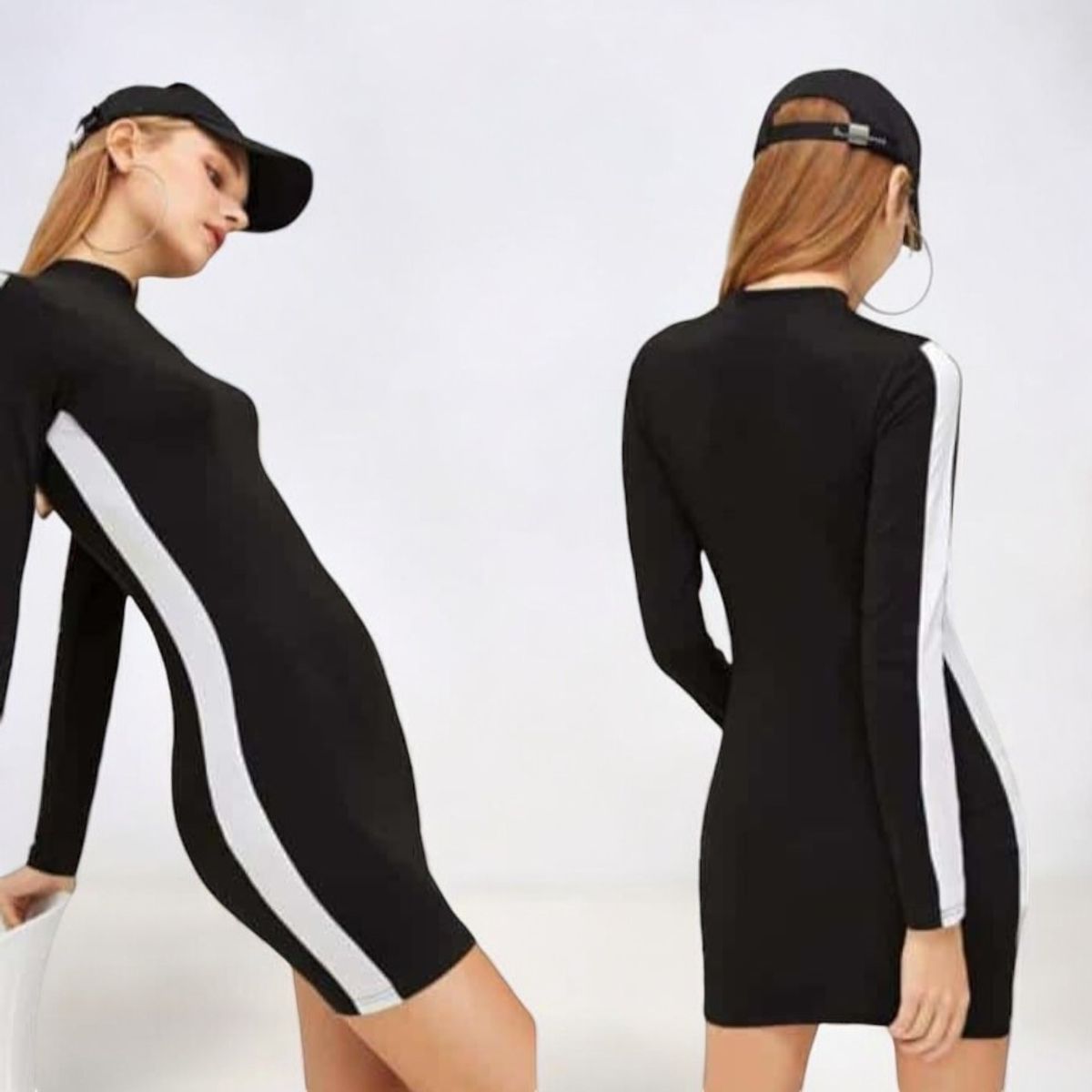 GENERICO - Vestido Rip Casual Franja Tcl-21 Color Negro