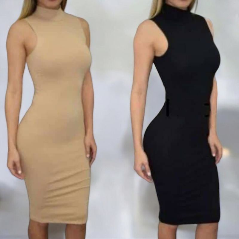 GENERICO - Vestido Rip Casual Party De Moda Dinámico Tcl-20 Color Beige