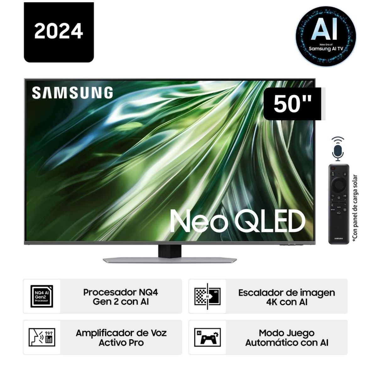 SAMSUNG - Televisor Samsung 50'' Neo Qled 4K QN50QN90DAGXPE - Nuevo 2024
