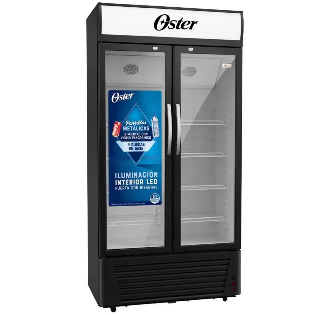 OSTER - Vitrina Exhibidora 708L Oster OSPVSC2500 Negro