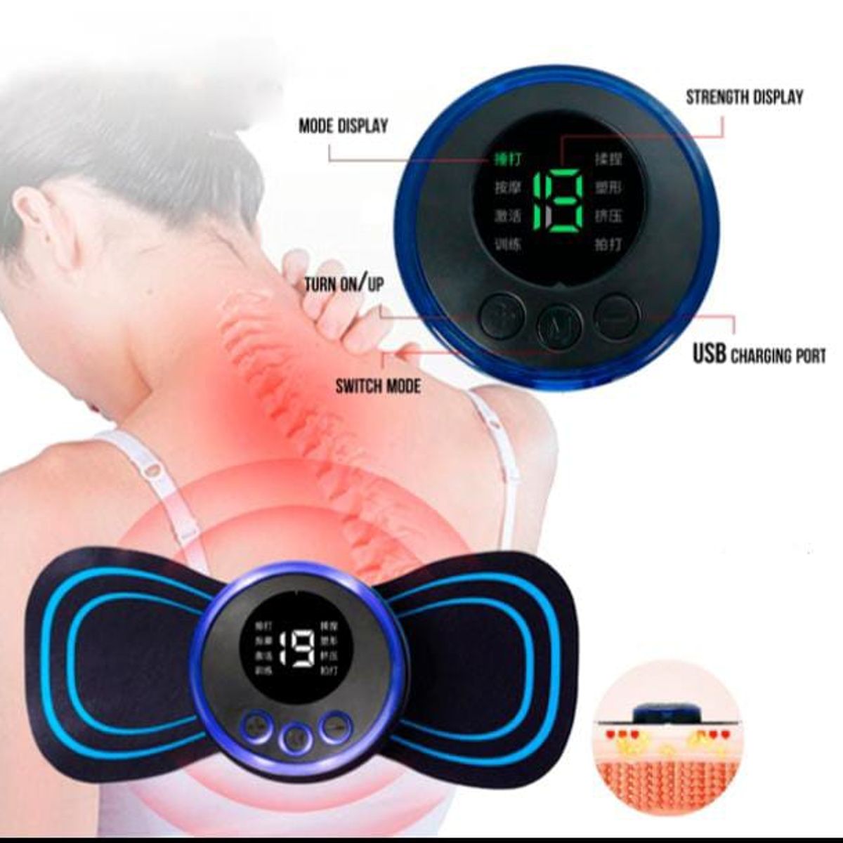 GENERICO - 75ELECTRO MASAJEADOR EMS