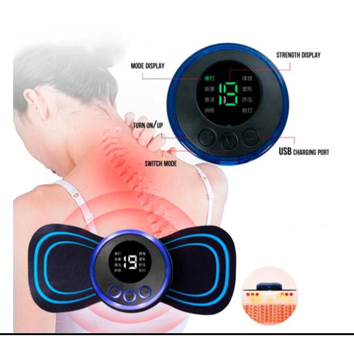 GENERICO - 75ELECTRO MASAJEADOR EMS