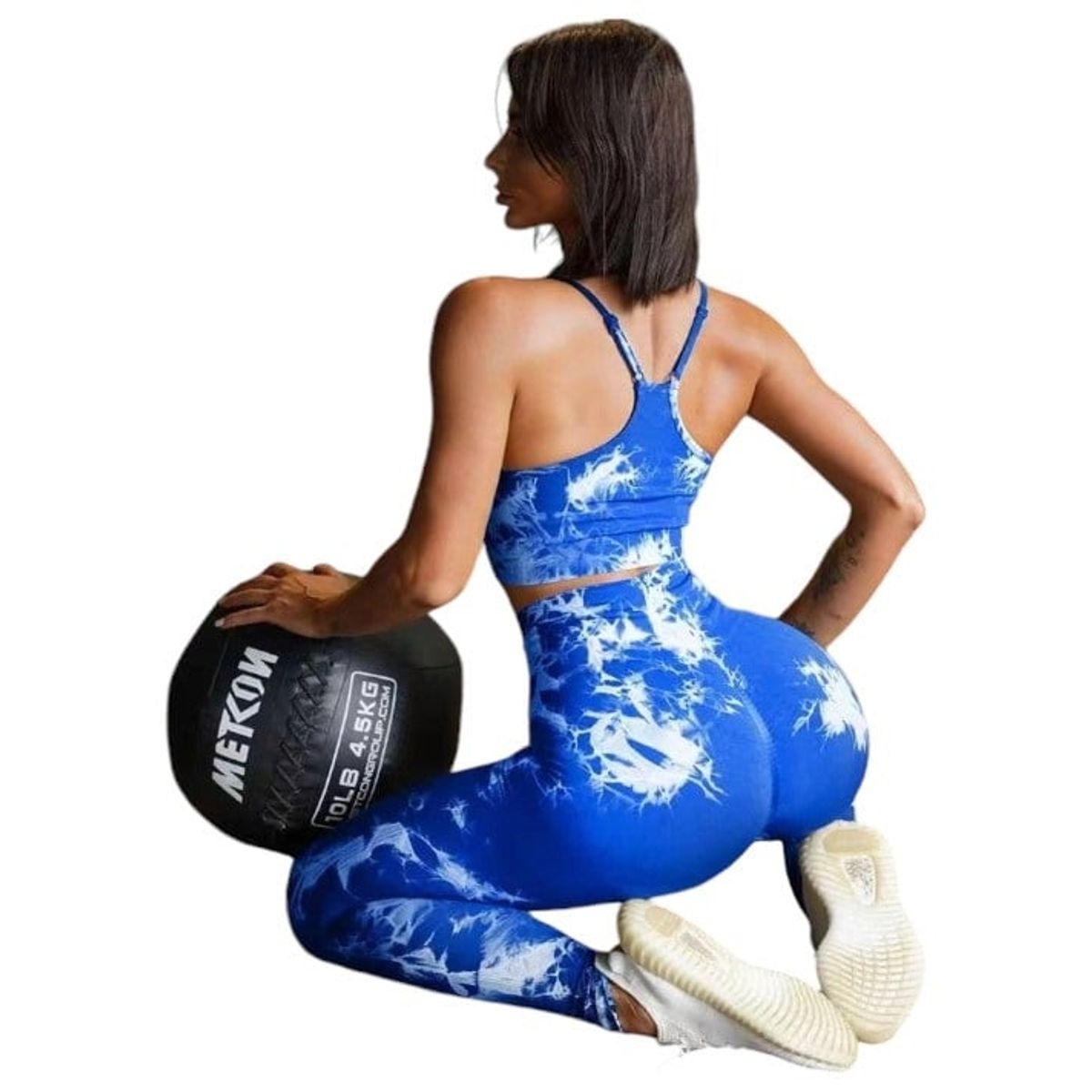 GENERICO - CONJUNTO DEPORTIVO LEGGIN + TOP TIE DYE