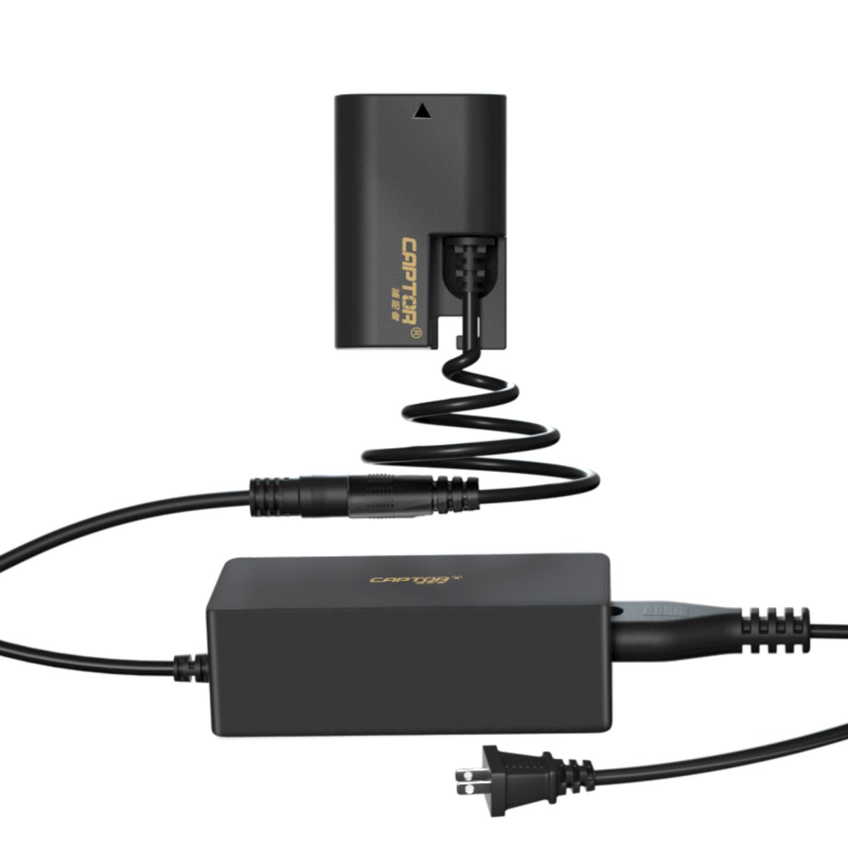 GENERICO - Adaptador de Corriente y Batería Dummy Captor para ACK E6