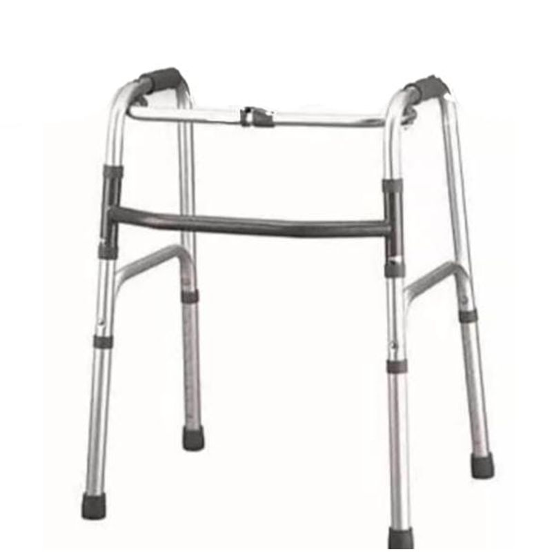 GENERICO - Andador de Auminio Plegable con Patas de Apoyo Antideslizante