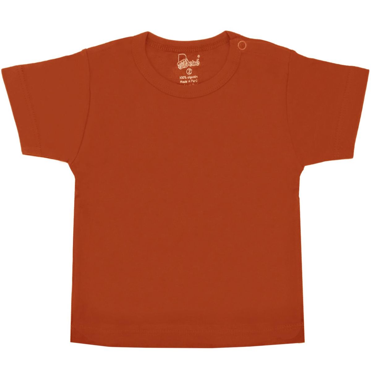 GENERICO - Polo con mangas cortas - Naranjado S