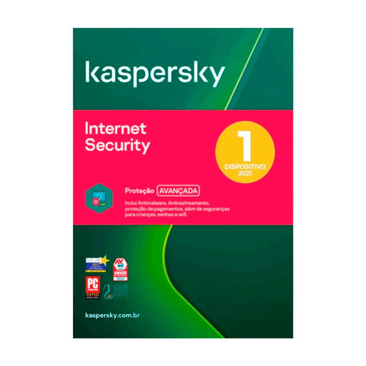 KASPERSKY - Antivirus Kaspersky Internet Security 1 dispositivo 1 año