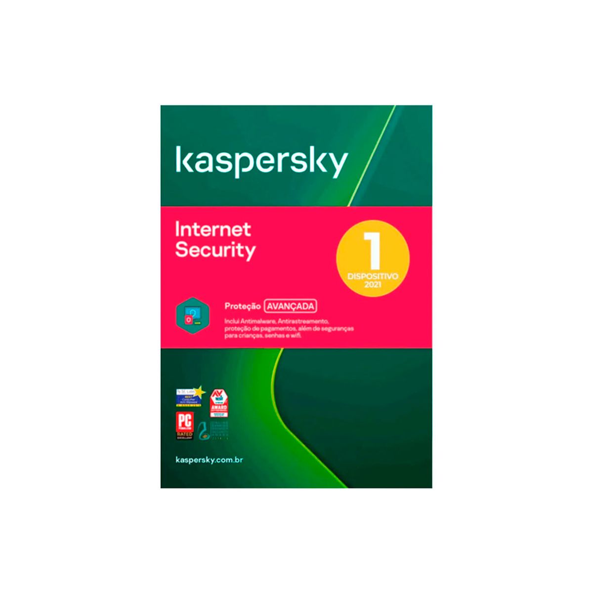 KASPERSKY - Antivirus Kaspersky Internet Security 1 dispositivo 1 año