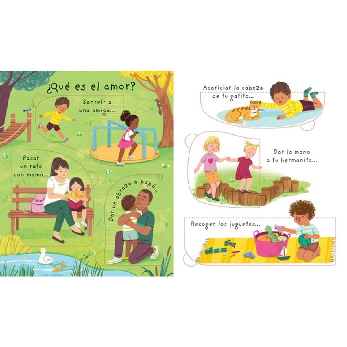 GENERICO - Libro Infantil 	QUE ES EL AMOR PEQUEÑAS GRANDES PREGUNTAS CON SOLAPAS