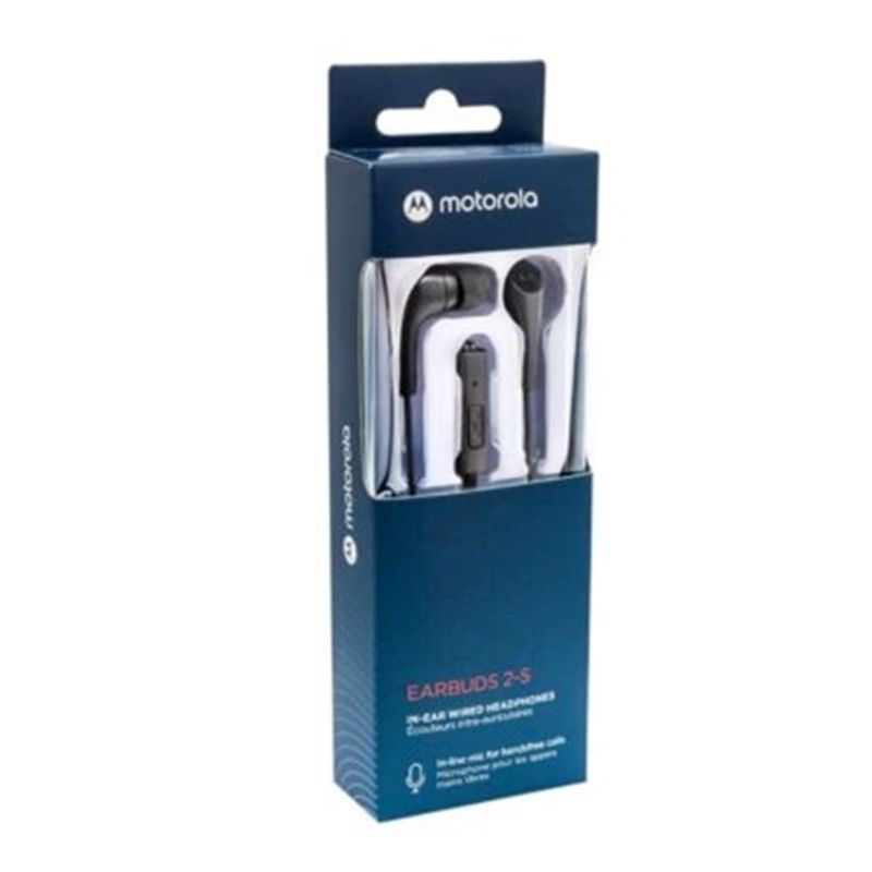 MOTOROLA - Audífonos Motorola In Ear Wired C-Micro Earbuds 2-S Negro